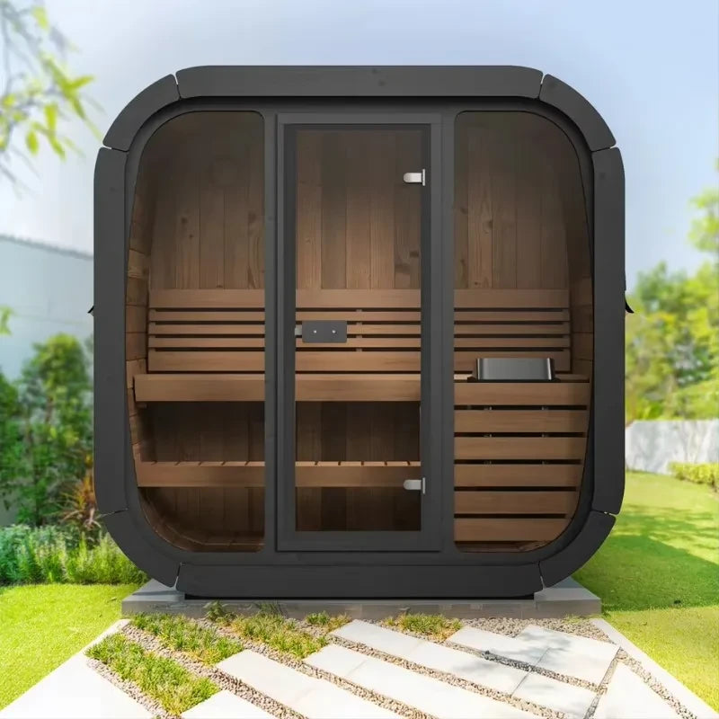 Solid Wood Outdoor Sauna