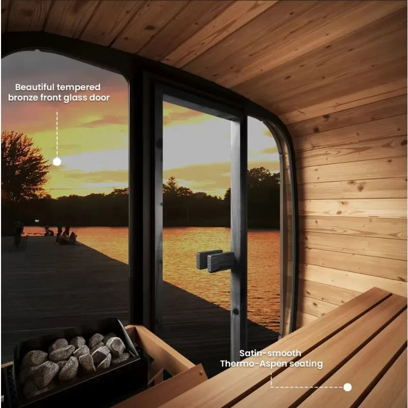Solid Wood Outdoor Sauna