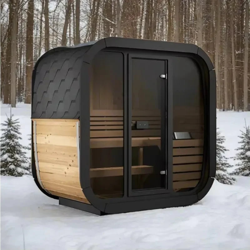 Solid Wood Outdoor Sauna