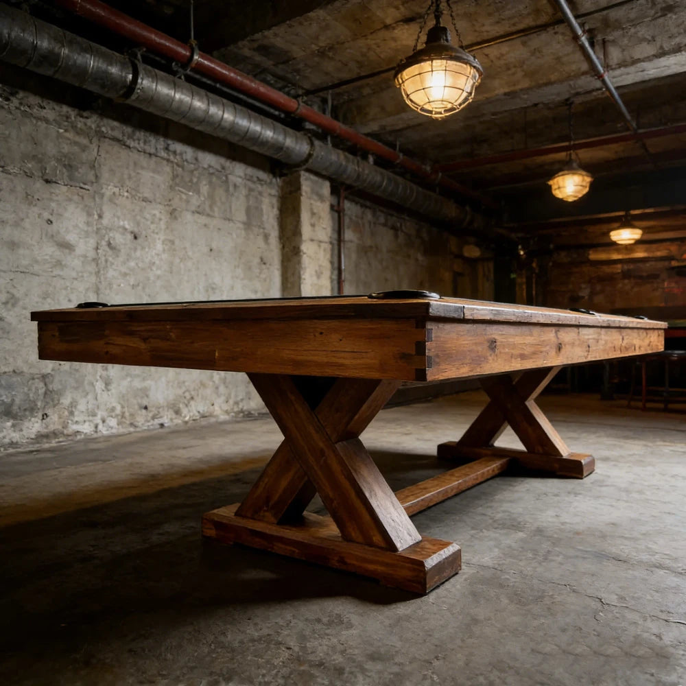 Solid Wood Billiard Pool Table