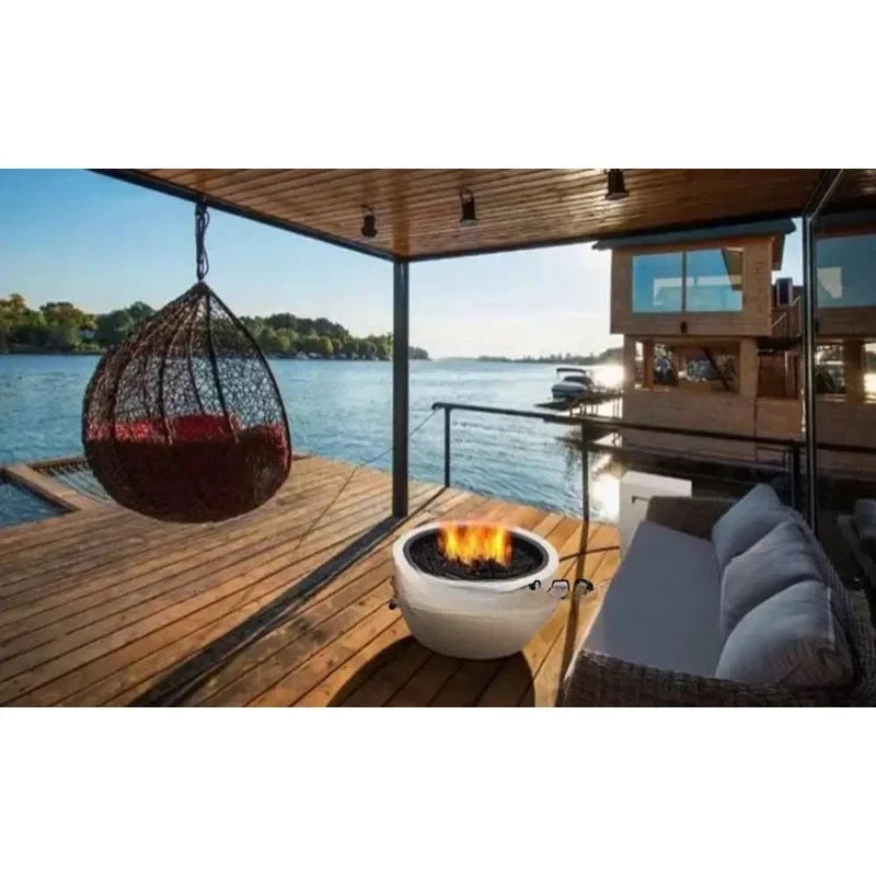 Outdoor Courtyard Barbecue Fire Pit