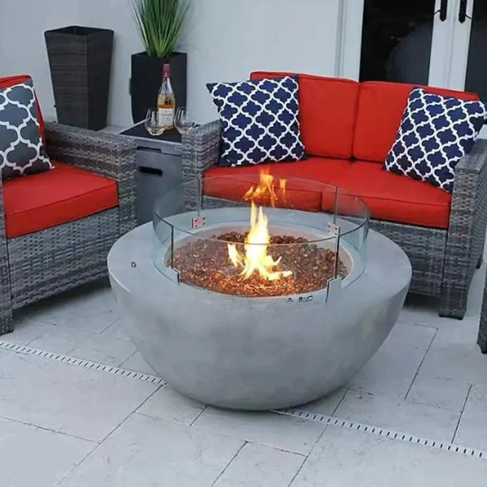 Outdoor Courtyard Barbecue Fire Pit