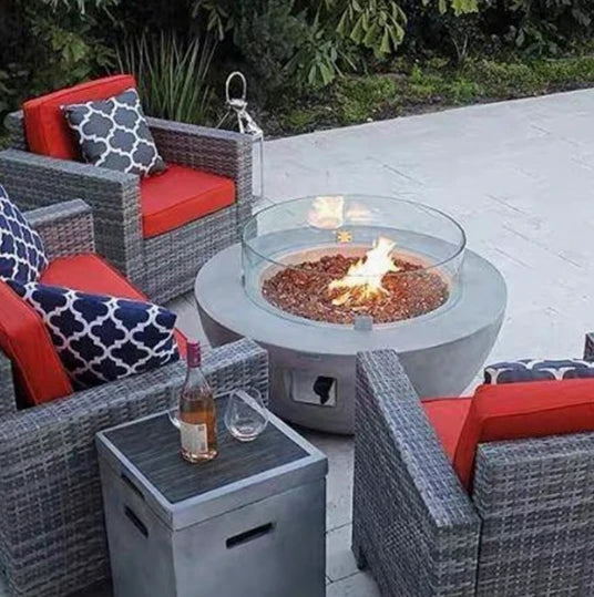 Outdoor Courtyard Barbecue Fire Pit